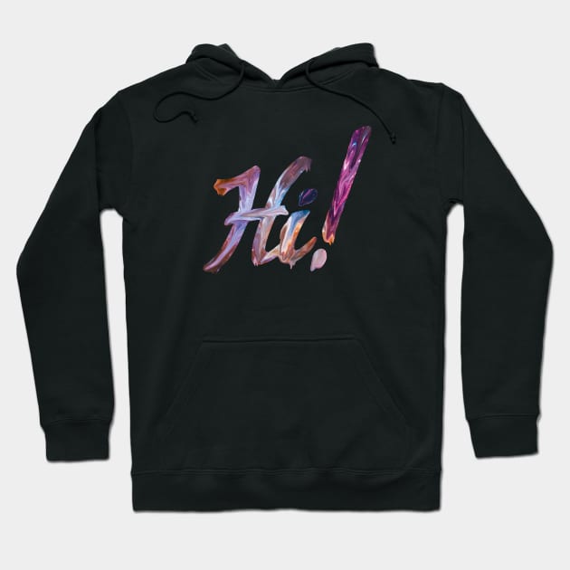 Hi tee Hoodie by designed_by_vertex